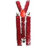 LeeMa Enterprises Co.. Red Sequin Suspenders