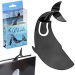 Fish Tales Bookmarks | Novelty Book Mark | Fun Page Marker | Page Keeper | Book Holder | Page Holder Clip | Reading, Travelling | Gift for Book Lover, Reader (Whale)