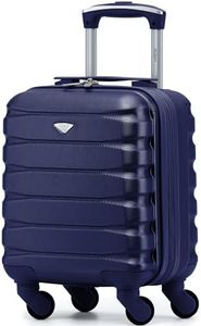 Flight Knight Estuche Rigido De Abs Ligero De 4 Ruedas Maletas Equipaje De Mano De Cabina Aprobado para Mas De 100 Aerolineas, Incluido Easyjet Y Tamano Maximo para Vueling Y Wizz Air 40x30x20cm
