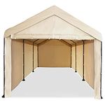 Caravan Canopy Mega Domain Carport 4 Sidewalls, Tan (Sidewalls Only)