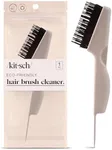Kitsch Double Sided Hair Brush Cleaner Tool 2-in-1 Comb Cleaner | Eco-Friendly Hair Brush Rake | Double Edge Hair Remover Brush & Hairbrush Cleaner Solution for Hair Brush Maintenance, Gifts for Women