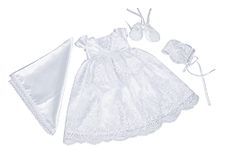 Joys Boutique- White Christening Dress for Babies JBCD2104005 (0-3 Months, 0_month)