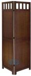 A.M INTERNATIONAL Wooden Living Room Partition/Divider Room Separator for Home/Office Melamine Finish Brown Plane Pattern 6Ft Height (4 Panel) (2 Panel)