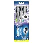 Oral B Power Pro-Flex Charcoal Manual Toothbrush, Soft, 4 Count