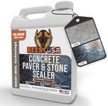 BEEST Paver Sealer - High Gloss Wet Look Stone Sealer & Stamped Concrete Sealer Outdoor & Indoor - Color Enhancing Driveway Sealer & Patio Paver Sealer Wet Look, Brick Sealer & Natural Stone - 1Gal