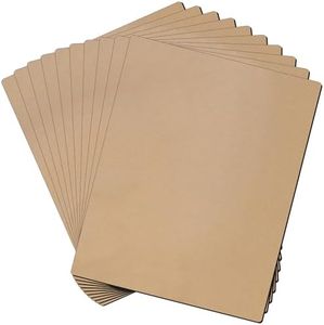 LLPT Adhesive Magnetic Sheet 8 x 10 Inch 10 Pack Flexible Refrigerator Magnet Sheet Sticky Magnetic Paper for Photos Images Educational DIY Craft Paper (MSA81010)