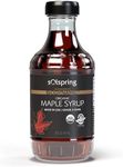 Solspring In-Conversion Biodynamic Organic Maple Syrup, 16 Fl. Oz. (473 mL), Made in USA, Grade A Dark, Certified USDA Organic, Regenerative, Non-GMO, Gluten Free, Soy Free, Dr. Mercola