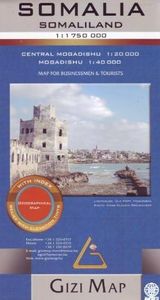 Somalia Geographical Map 1:1,750,000 Gizi