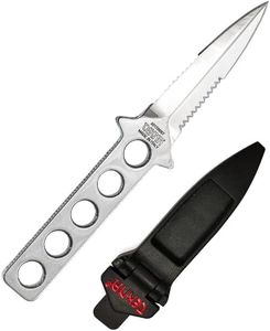 Tekna Ocean Edge Dive Knife, Point Tip, Scuba Gear, Stainless Steel