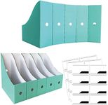 ANSSDO 12 Pack Teal Cardboard Magaz