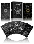 WJPC Silver Foil Tarot Cards with Guide Book Set&Gift Box for Beginner& Expert. Original Design Tarot Decks, Tarot Cards Decks