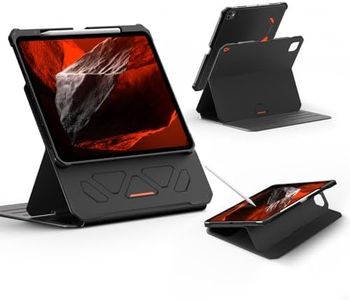 SUPCASE for iPad Pro 13 Inch Case (M5/M4) 2025/2024 with Pencil Holder, [Adjustable Stand] [Detachable Back Cover] [Auto Wake/Sleep] Rugged Magnetic Protective Case with 6 Viewing Angles, Black