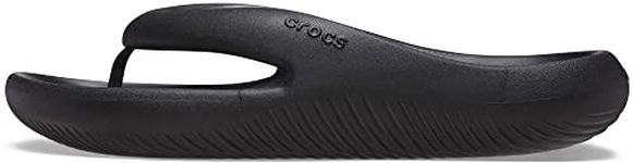 Crocs Unisex-Adult Flat Mellowrecoverfp Black, 10 UK