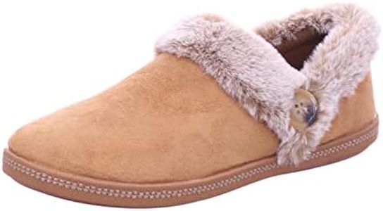 Skechers Women's Cozy Campfire-Fresh Toast Slipper, Chestnut, Numeric_7