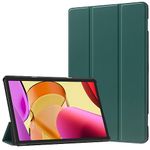 HoYiXi Case compatible with Fire Max 11 2023 Release Slim Leather Case Tri-Fold Cover with Stand, Green