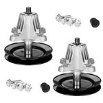 918-04822B Spindle Assembly Fits for Craftsman Cub-Cadet Troy-Bilt Pony Bronco 42" Mower Deck Tractor, Come with All the Mounting Hardware Including Threaded Bolt, Replace 918-04822A 618-04822, 2 Pack