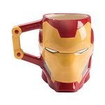 Vandor 26801 Marvel Iron-Man Shaped Ceramic Soup Coffee Mug, 20 oz, Multicolor