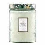 Voluspa Voluspa French Cade and Lavender Large Glass Jar Candle (100 Hour), 16 Oz, 16 Ounces