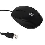 D SELECT Dell Exclusive Wired Mouse DS111-Black with USB Type A Connector, 1200DPi, 1 Year Warranty.