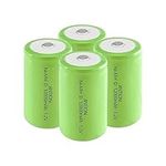 JINTION Rechargeable D Batteries 12