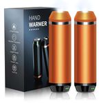 Hand Warmers Rechargeable, Magnetic 2pack 5000mAh Battery Operated Hands Warmer, 3 Levels Heat, Outdoor Flashlight, Electric Portable Pocket Heater for Camping, Hiking, Hunting, Golf, Football