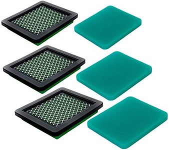 HOODELL 3 Pack GCV160 GCV190 Air Filter with Pre Cleaner - for Honda 17211-ZL8-023 HRC216 HRR216VKA HRX217 Husqvarna 7021P Craftsman Push Lawn Mower and More