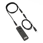 Kiwifotos Wired Remote Control Shutter Release Cord for Sony A6000 A5100 A5000 A6500 A6400 A6300 A7 A7II A7III A7R A7RII A7RIII A7S A7SII A9 A58 RX100V RX100VA RX10III RX10IV,RX1R II HX90 and More