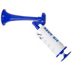 Handheld Air Horn, Noise Maker for Sports Events, Boating, Safety Signal, and Parties, Aluminum Body and Air-pump (Blue)