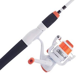 Shakespeare Customize-It Kids Spinning Reel and Fishing Rod Combo, Includes 170 Stickers, Pre-Spooled with 6lb Line, Oil Felt Drag, Right/Left Handed Design