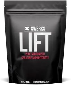 Lift Micronized Creatine Monohydrate Powder, Unflavored, 80 Servings - 100% Pure Natural 5000mg Formula Creatines - Highly Soluble Mass Gainer Bulk Supplement - Pre Workout for Muscle Growth & Repair