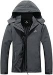 MOERDENG Women's Waterproof Rain Jacket Lightweight Raincoat Hooded Hiking Jacket Softshell Windbreaker