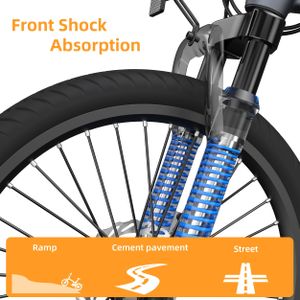 ADO Air20Pro Folding Electric Bike – Grey, Lightweight, Compact