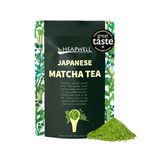 Heapwell Superfoods Japanese Matcha Green Tea Powder, 50g (50 Serving) | Premium Grade | Sourced from Shizuoka, Japan