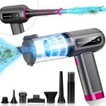 Ledeak Car Vacuum Cleaner Cordless, 3 in 1 Mini Portable Handheld Vacuum Cleaner, 16000PA Powerful Handheld Hoover with Digital Display, Rechargeable Handheld Vacuums for Pet Hair Car Home Office