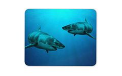 Sharks Under The Sea Mouse Mat Pad - Nature Animal Sea Life Computer #14345