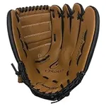 Champion Sports 10.5'' Fielder's Glove - Synthetic Leather Front and Back for Comfort Grip | Closed Basket Web and Conventional Back Design | Deep Set Pocket | Age: Elementary | Left-Handed Glove