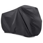 Viaky 2 Bicycle Cover Two Cycle Mountain Bike/Road Bike Rain Cover ! Waterproof and Anti Dust Rain UV Protection (Black)