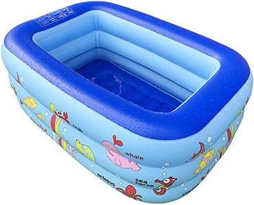WateBom Inflatable Family Swimming Center Pool with Inflatable Soft Floor, 51 inches Ocean World Kids Swimming Pool…