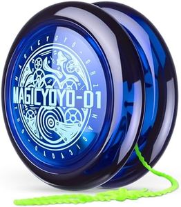 MAGICYOYO Looping Yoyo Responsive Yo Yo for Kids, Beginner 2A Loop Yo yo Easy to Play Basic String Tricks (D1 Blue)