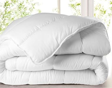 Couette blanche 450GR/M² "FABRICATION FRANCAISE" (2 places) 220 x 240