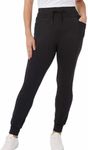 32 Degrees Heat Women's Side Pocket Jogger Pant (US, Alpha, Small, Regular, Regular, Black), Black, Small