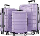 SHOWKOO Luggage Sets Expandable PC+