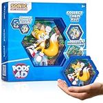 WOW! PODS 4D Tails Toy - Unique Connectable & Collectable Sonic Tails Figure, Wall or Shelf Display Toy Figure, Easter Basket Stuffers, Mini Tails Action Figure, Sonic Toys & Gifts for Kids & Adults