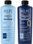 Kit Felps Professional Ômega Zero Nanoplastia Kit, Sensitive and Resistance Thermal Sealing, 16.9 fl oz Each, 2 Pack