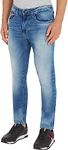 Tommy Hilfiger Men's Austin Slim Tapered Wlbs Jeans, Wilson Light Blue Stretch, 34W / 34L