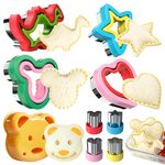 Sandwich Cutter and Sealer, Sandwich Cutter for Kids 5 PCS（BIG）, Decruster Sandwich Maker, Great for Lunchbox and Bento Box - Boys and Girls Kids Lunch