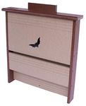 Amish-Made 20 Colony Bat House, Eco-Friendly Poly-Wood (Milwaukee Brown/Weathered Wood)