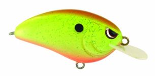 Spro Little John Crank Bait, Pack of 1, Root Beer Chartreuse