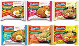 Indomie Variety Pack - 6 Flavors in 1 Case (30 Bags)