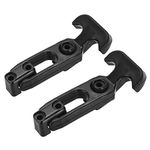 sourcing map 4.33-inch Rubber Flexible T-Handle Draw Latches Hasp for Golf Cart and Tool Box - 2 Pcs